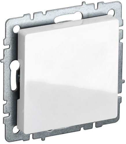 Заглушка без рамки IEK Brite МЗ10-БрБ белый фото Заглушка без рамки IEK Brite МЗ10-БрБ белый картинка